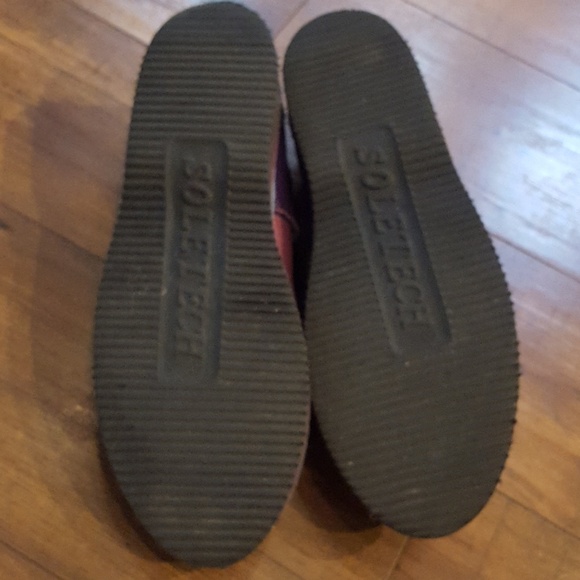 Soletech‎ Multi-color One-of-a-Kind Hand-Painted Leather Flats - Picture 5 of 5